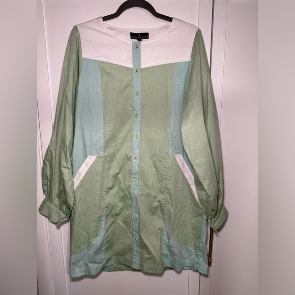 Tuckernuck Pomander Place Sea Green Elliot Dress - Picture 2 of 6